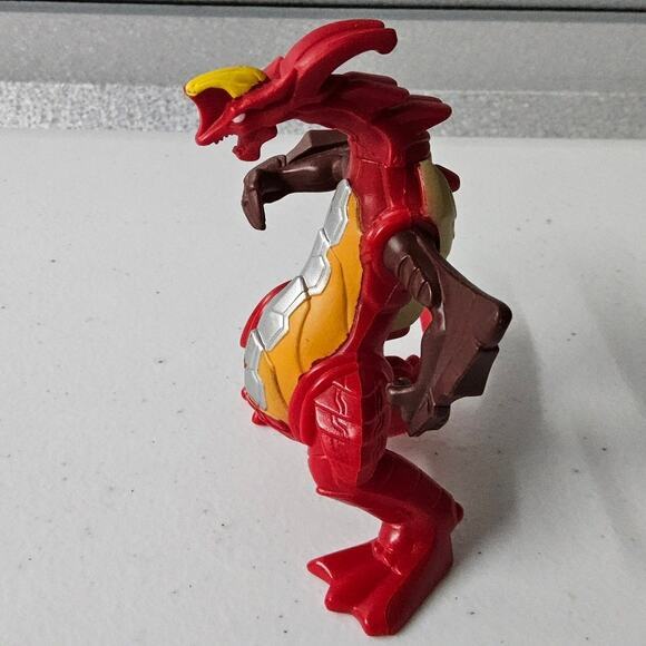 2009 McDonalds Bakugan Red Dragon Figure Sega Toys Spin‎ Master - Picture 4 of 7